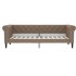 Sofá cama nido con cajones cuero sintético cappuccino 90x200