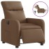 Sillón reclinable eléctrico de tela