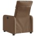 Sillón reclinable eléctrico de tela