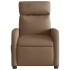 Sillón reclinable eléctrico de tela