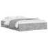 Cama con cajones madera ingeniería gris hormigón 140x190