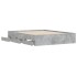 Cama con cajones madera ingeniería gris hormigón 140x190