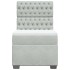 Cama box spring con colchón terciopelo gris claro 100x200