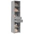 Aparador de madera de ingeniería gris Sonoma 40x42,5x185