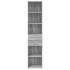 Aparador de madera de ingeniería gris Sonoma 40x42,5x185