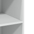 Aparador alto madera de ingeniería blanco 70x41x185