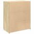 Aparador de madera contrachapada roble Sonoma 80x42,5x93
