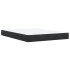 Cama box spring con colchón terciopelo negro 140x190