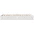 Estructura de cama sin colchón madera maciza blanca 75x190