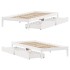Estructura cama sin colchón madera maciza pino blanca