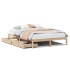 Estructura de cama sin colchón madera de pino blanco 150x200
