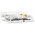 Sofá cama nido con cajones sin colchón blanco 80x200