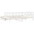 Sofá cama nido con cajones sin colchón blanco 80x200