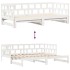 Sofá cama nido con cajones sin colchón blanco 80x200