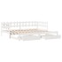 Sofá cama nido con cajones sin colchón blanco 90x200