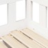 Sofá cama nido con cajones sin colchón blanco 90x190