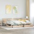 Sofá cama nido con cajones sin colchón 90x200
