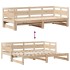 Sofá cama nido con cajones sin colchón 90x200