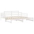 Sofá cama nido con cajones sin colchón blanco 90x200
