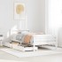 Estructura cama sin colchón madera maciza pino blanca