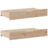 Estructura de cama sin colchón madera maciza de pino 100x200
