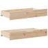Estructura de cama sin colchón madera maciza de pino 180x200