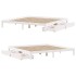 Estructura de cama cajones madera maciza pino blanco 180x200