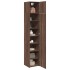 Armario estrecho madera ingeniería marrón roble 40x42,5x225