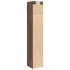 Armario estrecho madera ingeniería marrón roble 40x42,5x225