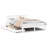 Estructura de cama con cajones madera de pino blanca