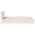 Estructura de cama con cajones madera de pino blanca