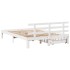 Estructura de cama con cajones madera de pino blanca