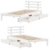 Estructura cama con cajones madera maciza pino blanco