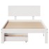 Estructura cama con cajones madera maciza pino blanco
