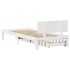 Estructura cama con cajones madera maciza pino blanco 75x190