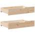Estructura de cama con cajones madera maciza de pino 135x190