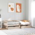 Sofá cama con cajones madera maciza de pino 90x200
