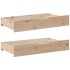 Sofá cama con cajones madera maciza de pino 90x200