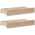 Sofá cama con cajones madera maciza de pino 80x200