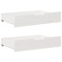 Sofá cama con cajones madera maciza de pino blanco 90x200