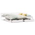 Sofá cama nido con cajones sin colchón blanco 80x200