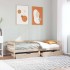Sofá cama con cajones madera maciza de pino 80x200