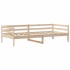 Sofá cama con cajones madera maciza de pino 80x200