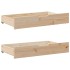Sofá cama con cajones madera maciza de pino 80x200