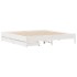 Cama sin colchón madera maciza de pino blanca 180x200