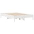 Estructura de cama sin colchón madera de pino blanca 120x200