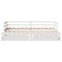 Sofá cama nido con cajones sin colchón blanco 90x200