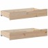 Estructura de cama sin colchón madera maciza de pino 160x200