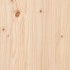 Estructura de cama sin colchón madera maciza de pino 160x200