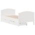 Estructura cama sin colchón madera maciza pino blanca